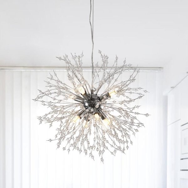 Luxury 8-Light Sputnik Firework Chandelier - Image 7