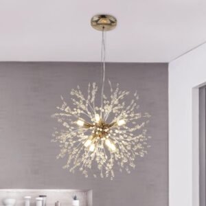 Luxury 8-Light Sputnik Firework Chandelier