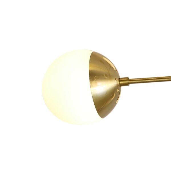 Mid-Century Globe Sputnik Sphere Chandelier - Image 6