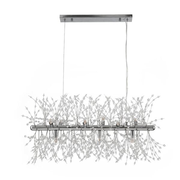 Modern 9-Light Crystal Chandelier - Image 12