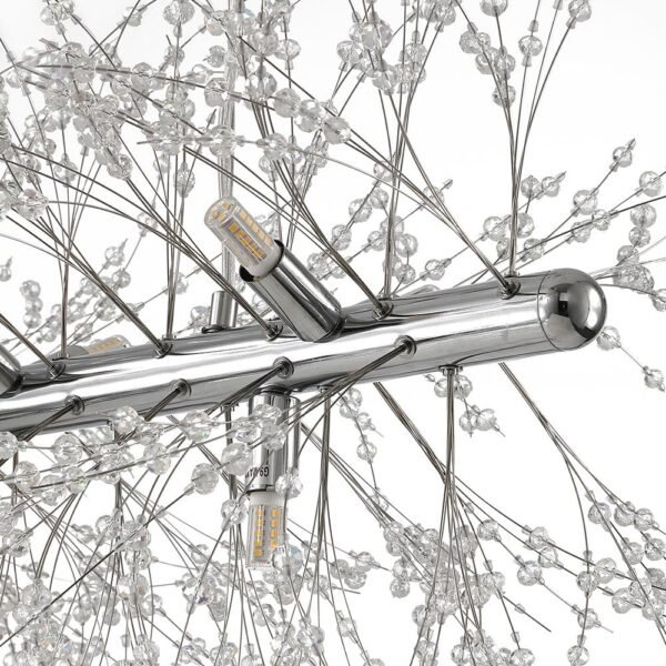 Modern 9-Light Crystal Chandelier - Image 14