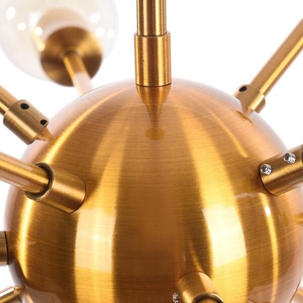 Modern Mid-Century Sputnik Sphere Chandelier - Image 12