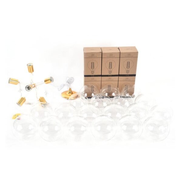 Modern Bubble Glass Chandelier / Semi Flush Mount - Image 15