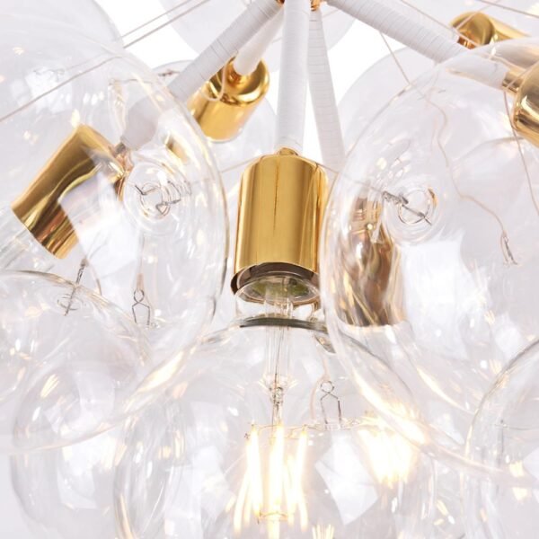 Modern Bubble Glass Chandelier / Semi Flush Mount - Image 14
