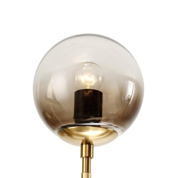 Modern Glass Globe Linear Bubble Chandelier - Image 9