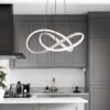 Modern Twisted Ribbon LED Chandelier Light
