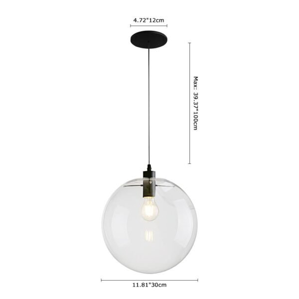 One-Light Glass Pendant Light - Image 10