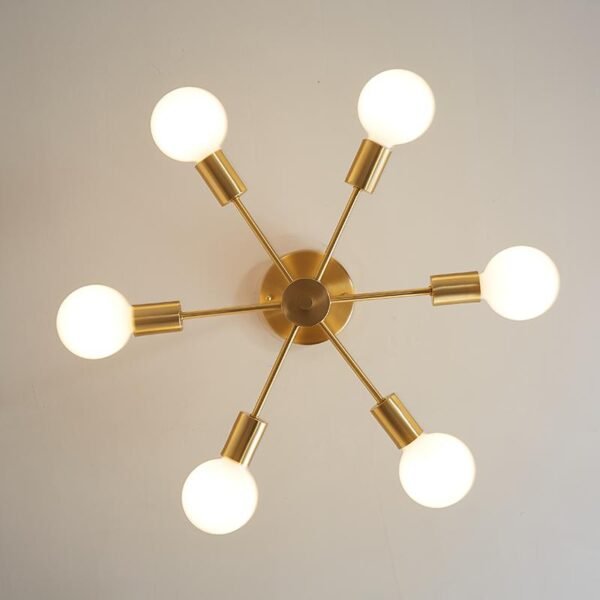 6-Light Large Sputnik Chandelier - Image 8