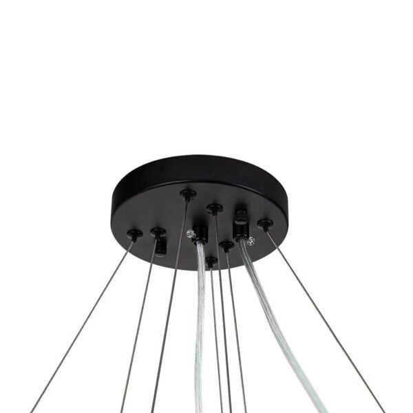 12-Light Modern 2-Tier Crystal Chandelier - Image 18