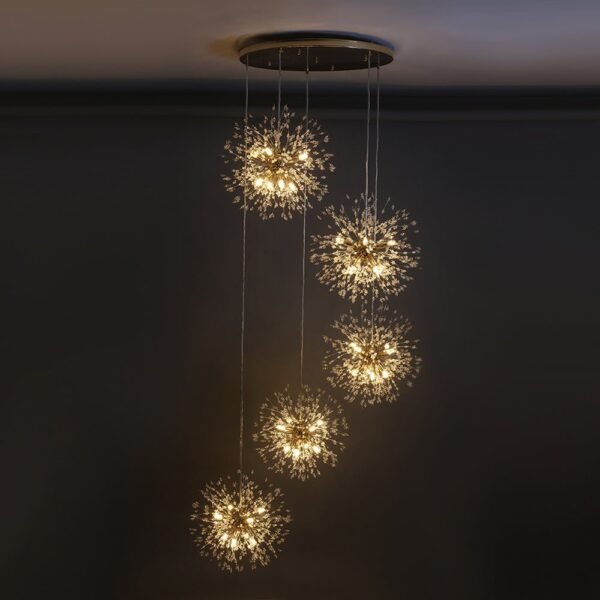 24/40-Light Modern Large Sputnik Firework Chandelier - Image 10