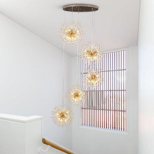 24/40-Light Modern Large Sputnik Firework Chandelier - Image 9