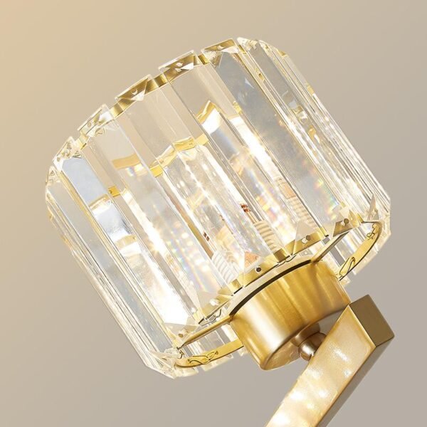 3 Light Crystal Shaded Sputnik Chandelier - Image 9