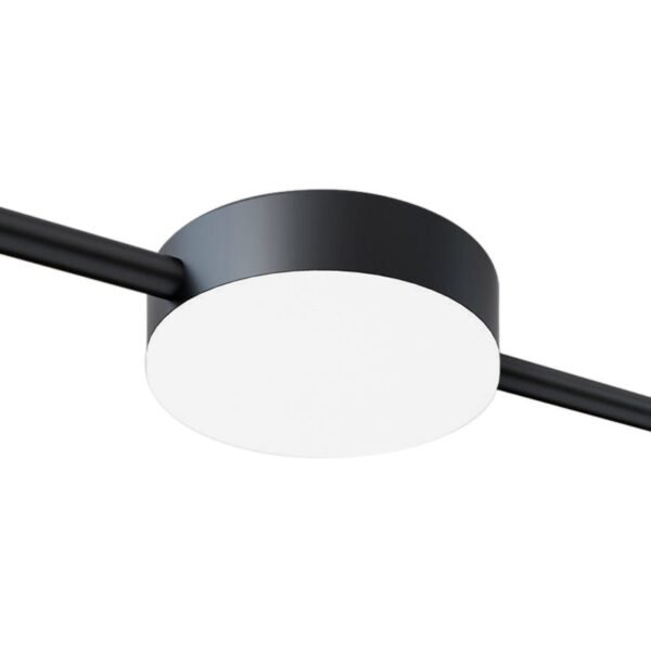 3-Light LED Black Kitchen Island Linear Pendant - Image 5