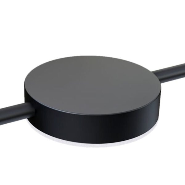 3-Light LED Black Kitchen Island Linear Pendant - Image 6