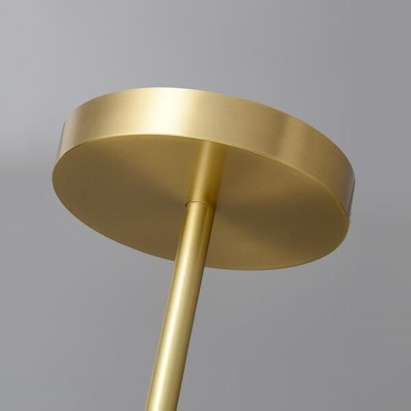 3-Light Sputnik Chandelier with Opal Glass Globes - Image 8