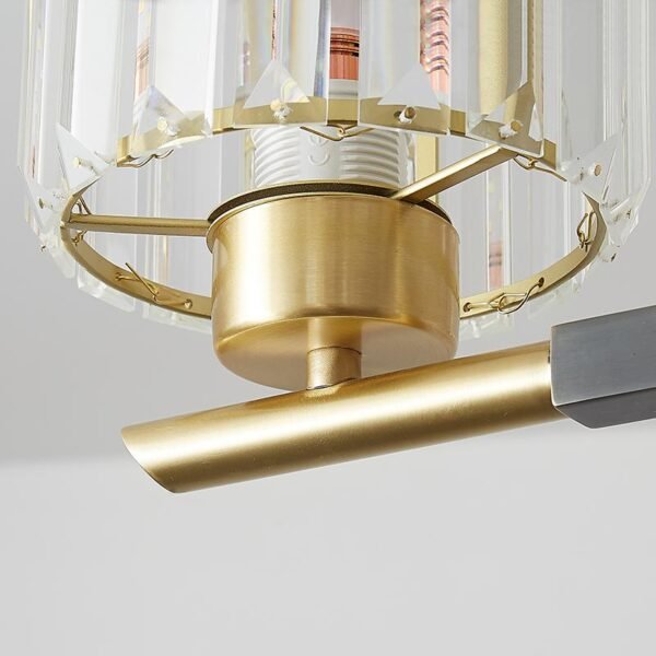 3 Light Sputnik Chandelier with Three Arms - Image 9