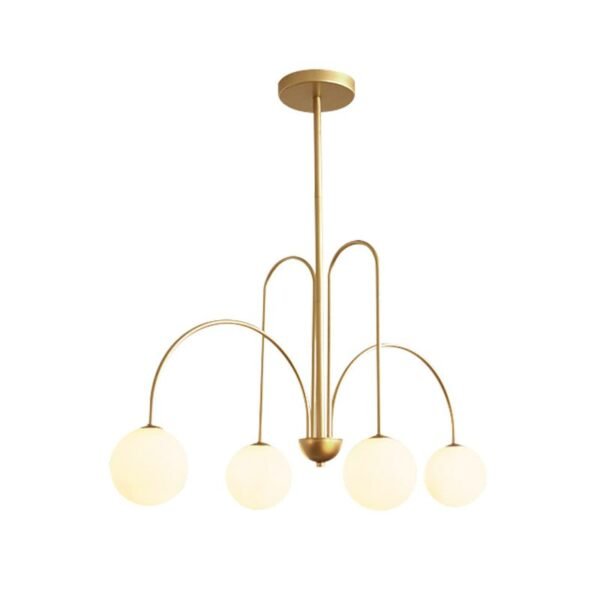 4 Light Drop Down Pendant Chandelier - Image 3