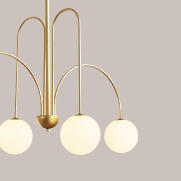 4 Light Drop Down Pendant Chandelier - Image 7
