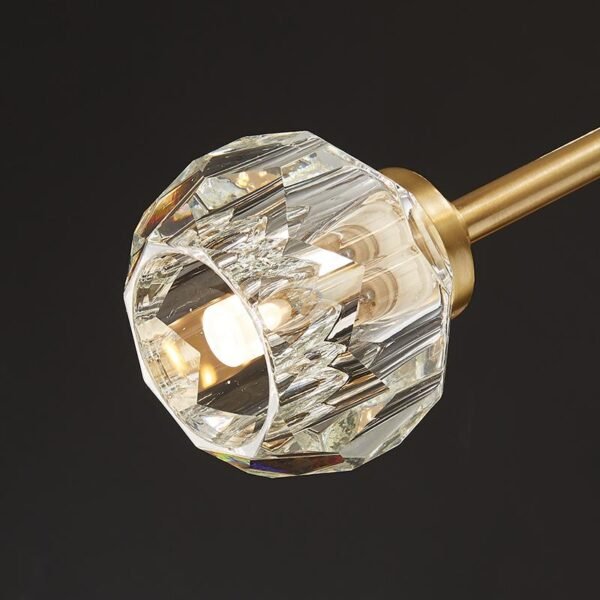 6-Light Sputnik Crystal Shade Chandelier - Image 8