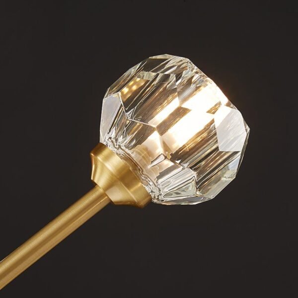 6-Light Sputnik Crystal Shade Chandelier - Image 7