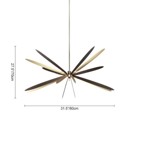 6-Light Wings Chandelier Pendant Lighting - Image 6