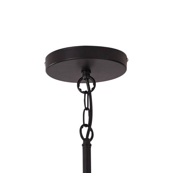 8 Light Rustic Candle Style Chandelier - Image 9