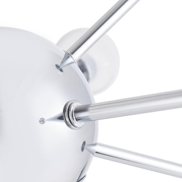 9-Light Sputnik Chrome Chandelier - Image 8