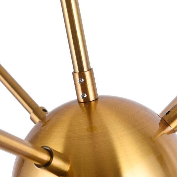 9-Light Sputnik Gold Chandelier - Image 6