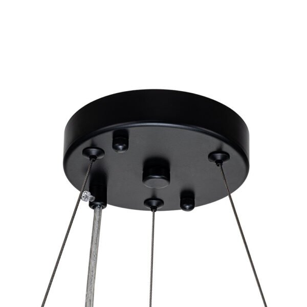 Glam Modern Round Crystal Chandelier - Image 21