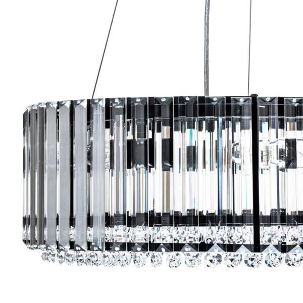 Glam Modern Round Crystal Chandelier - Image 19