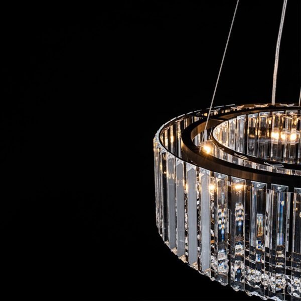 Glam Modern Round Crystal Chandelier - Image 22