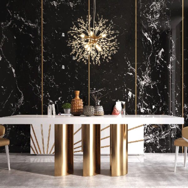 Luxury 8-Light Sputnik Firework Chandelier - Image 2