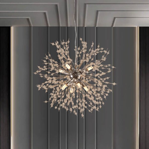 Luxury 8-Light Sputnik Firework Chandelier - Image 6