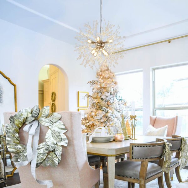 Luxury 8-Light Sputnik Firework Chandelier - Image 5