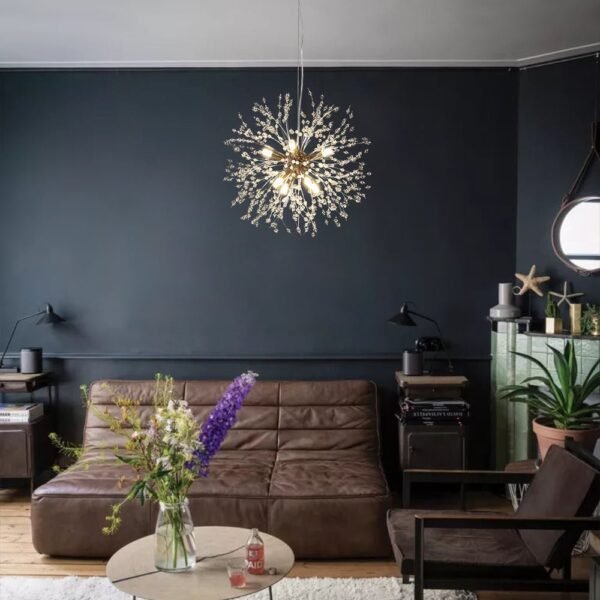 Luxury 8-Light Sputnik Firework Chandelier - Image 3