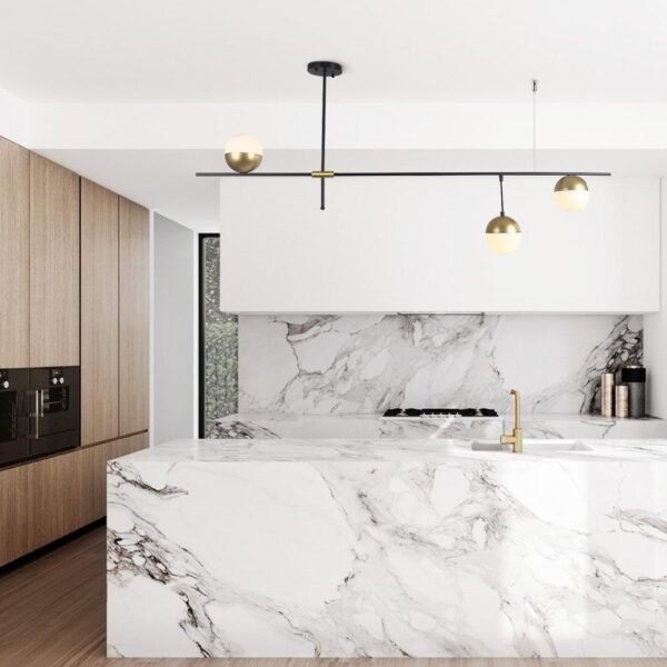 Mid-Century Modern 3-Light Kitchen Island Chandelier - Image 7