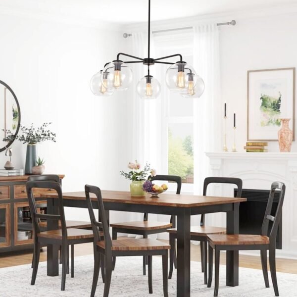Mid-Century Modern Classic Blown Glass Bubble Chandelier - Image 6