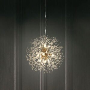 Modern 9-Light Sputnik Chandelier