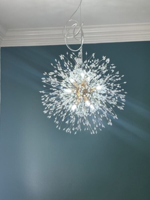 Modern 9-Light Sputnik Chandelier - Image 13