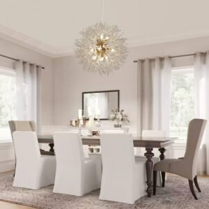 Modern Crystal Sputnik Chandelier
