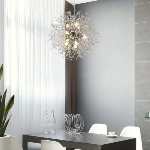 Modern Crystal Sputnik Chandelier - Image 4