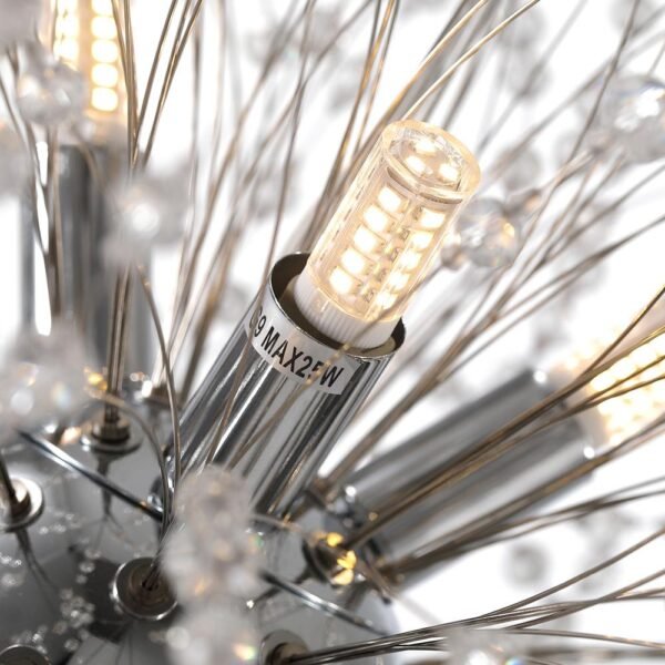 Modern Crystal Sputnik Chandelier - Image 6