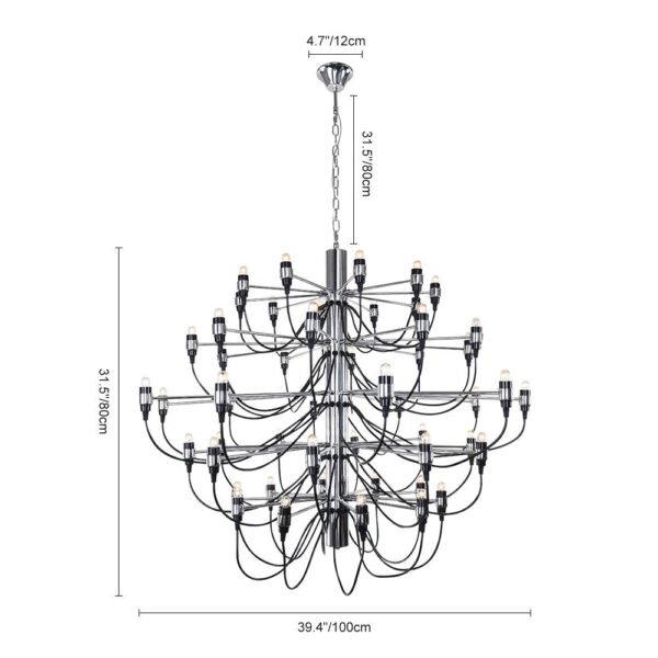 French Antique Candle Style Empire Chandelier - Image 14