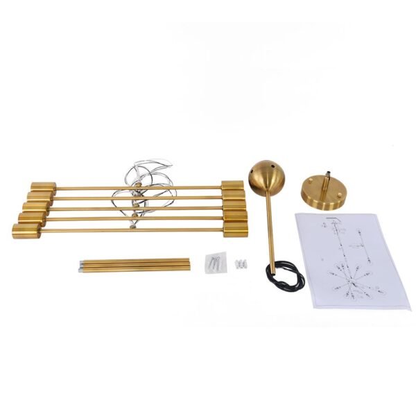 Modern Six Lights Sputnik Chandelier - Image 10